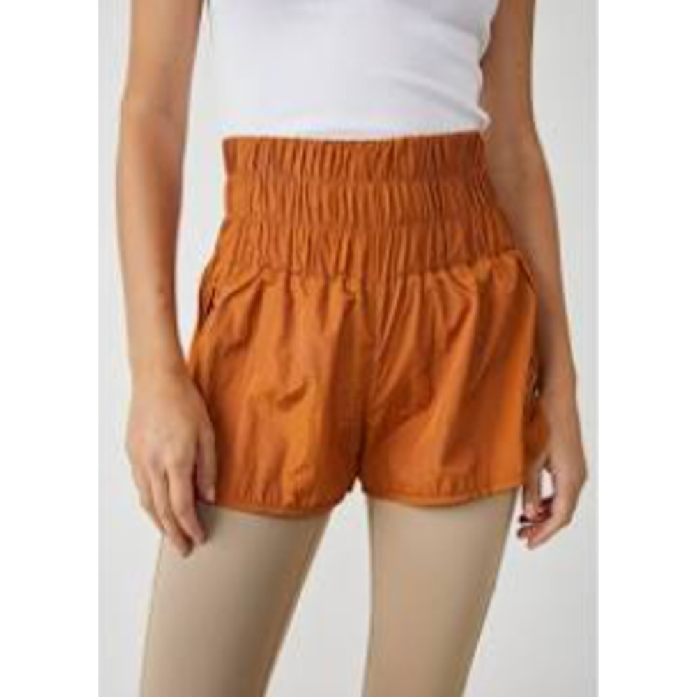 Free People Rust Orange Athletic Shorts